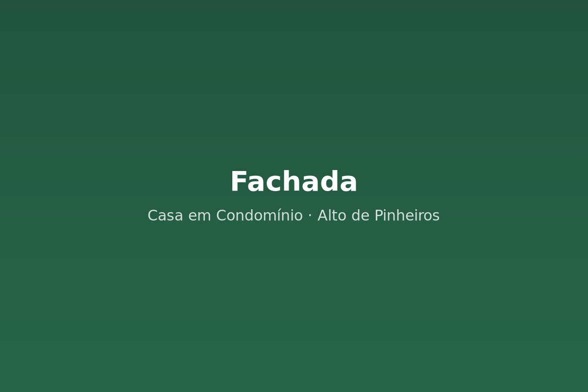 Casa em Condomínio Fechado no Alto de Pinheiros